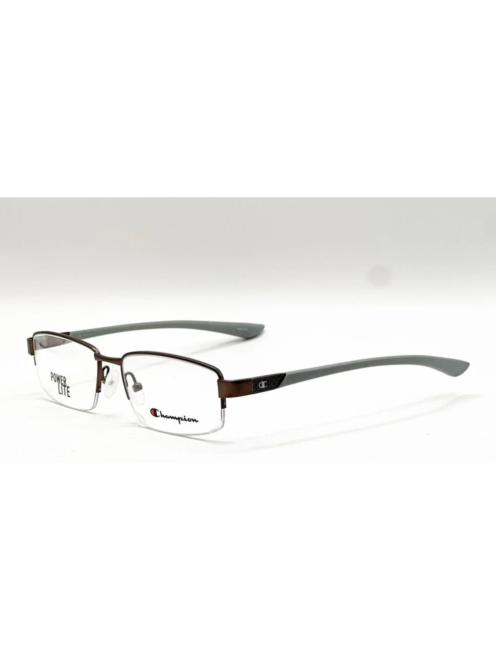 Champion CU 2010 C03 Gray Rectangle Authentic Eyeglass Frames 52-17-135